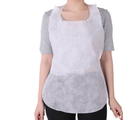 quality  Custom Print Non Woven Adults Bib Disposable Restaurant Apron Lobster Adult Bibs With Logo factory