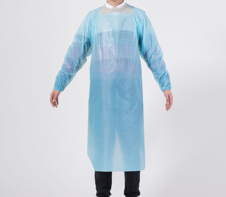 CPE gown surgical Disposable waterproof ppe gowns cpe gown with long sleeves