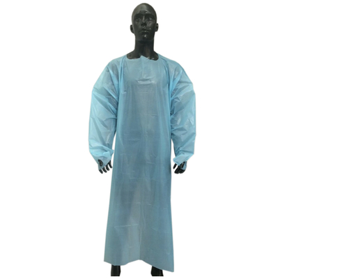 CPE gown surgical Disposable waterproof ppe gowns cpe gown with long sleeves
