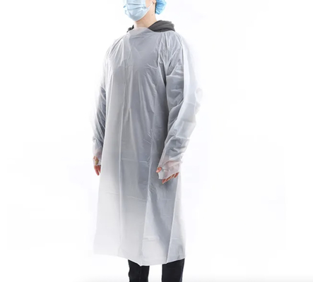 CPE gown surgical Disposable waterproof ppe gowns cpe gown with long sleeves