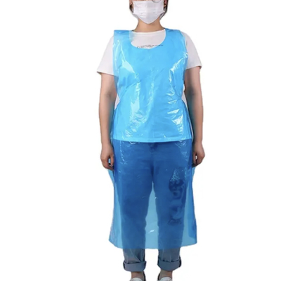 Custom Transparent Pe Cheap Disposable Apron Medical Waterproof apron gown