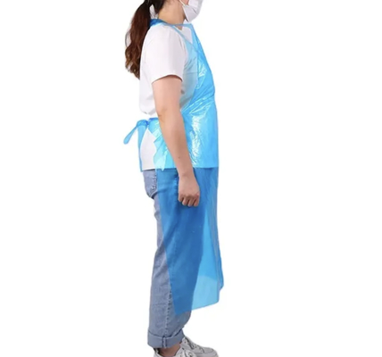 Waterproof Disposable HDPE LDPE Plastic apron for adults Customized disposable plastic apron