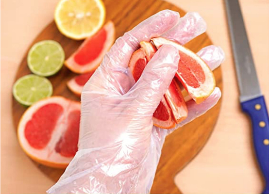 High quality HDPE Clear Plastic Polythene cheap price disposable plastic gloves