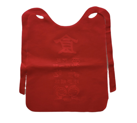 Customized Printed Promotional Lobster Non Woven Disposable Apron Adult Custom Printed Disposable Bibs With Logo