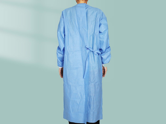 Non-woven/SMS/PP+PE Long Sleeve Isolation Gowns for Healthcare and Medical Use