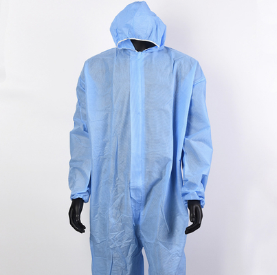 White List Factory Wholesale Price Affordable Industrial Use Clothing Chemical Coverall with Zipper and Custom Service