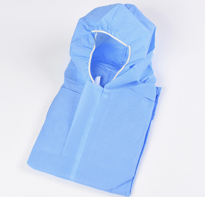 Chemical Industrial Workers Clothing Taped Seam Microporous Coverall with 3 Piece Hood